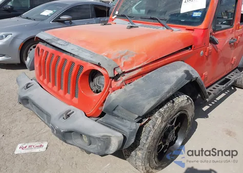 2018 Jeep Wrangler Unlimited Sport S 4X4 from USA, damaged, VIN 1C4HJXDG9JW226181